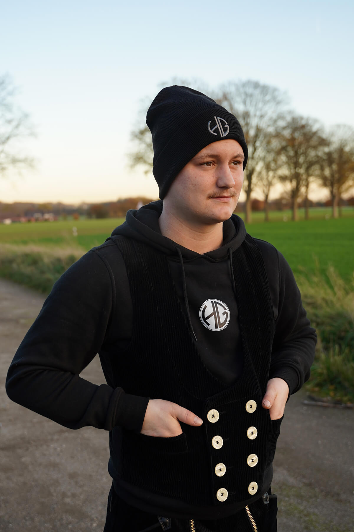 Wintermütze mit gesticktem Logo