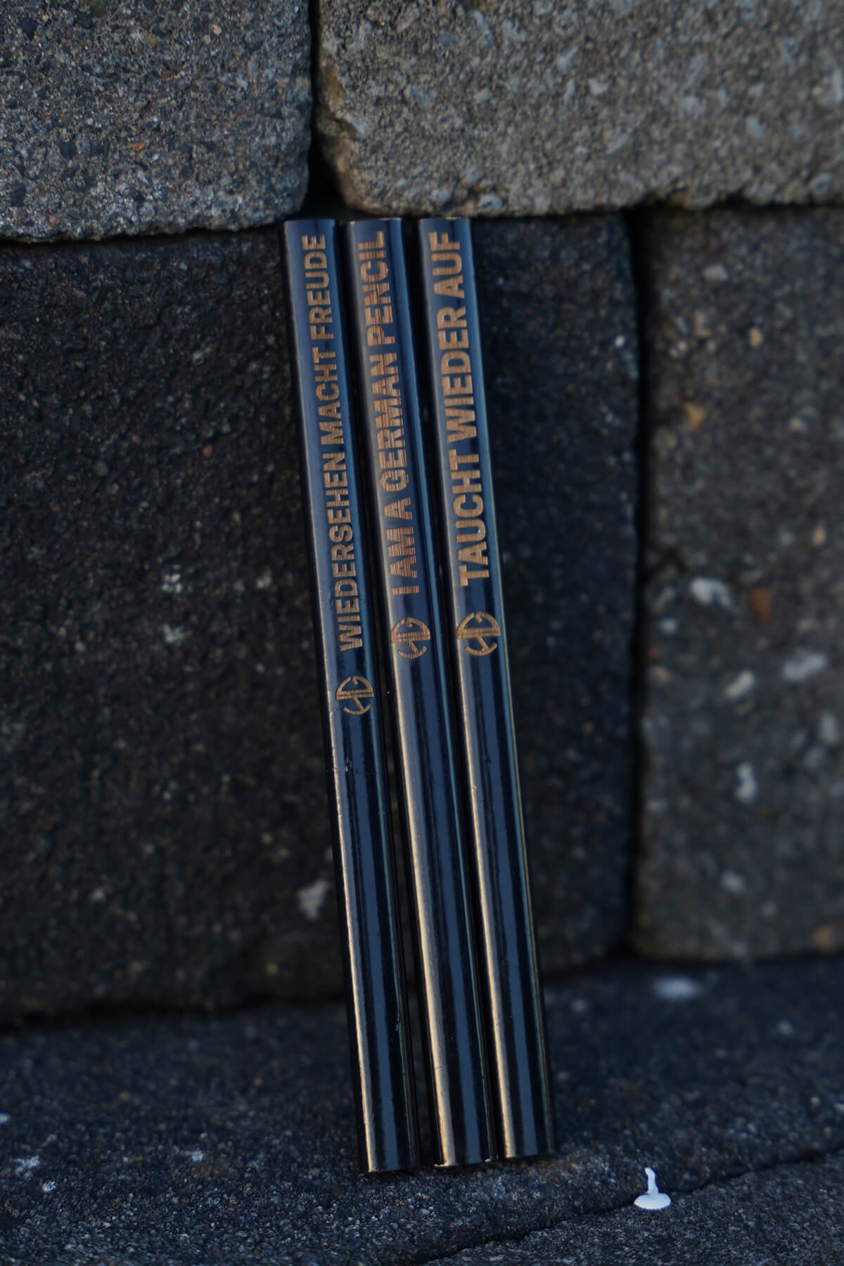 Ansicht mehrere Zimmermannsbleistifte