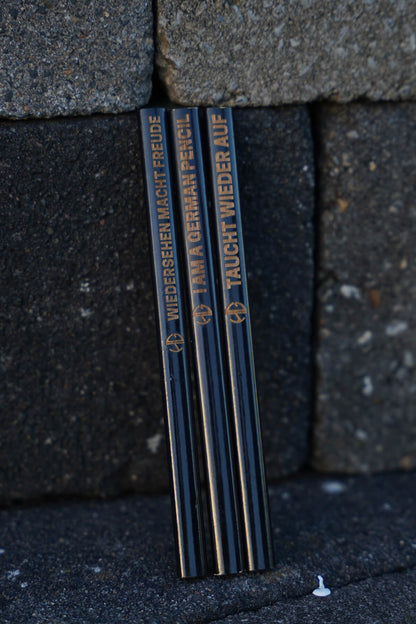 Ansicht mehrere Zimmermannsbleistifte