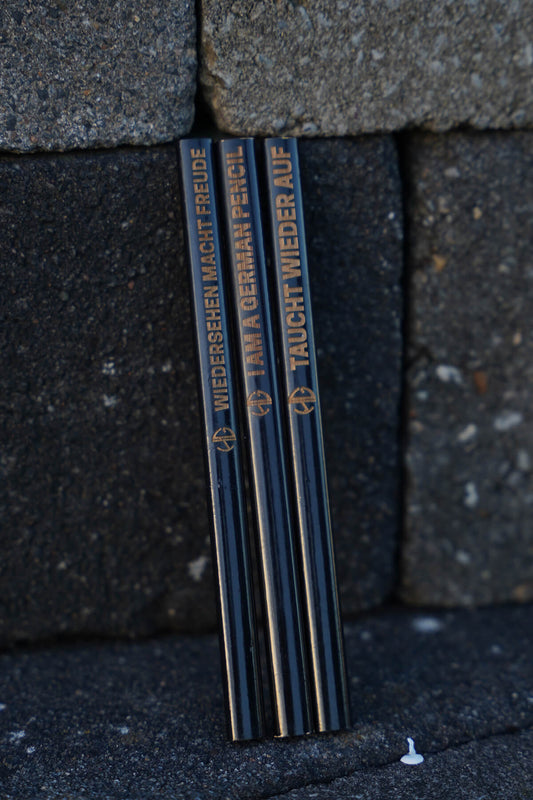 Ansicht mehrere Zimmermannsbleistifte