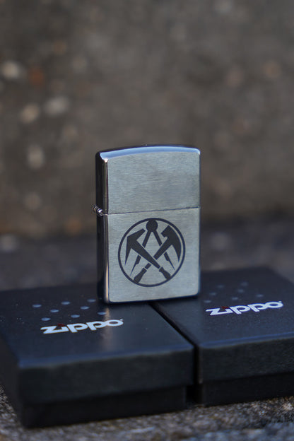 Ansicht Zippo mit gelaserter Gravur