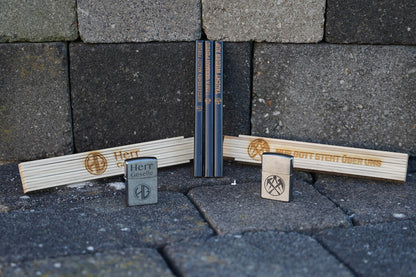 Ansicht Zippo mit gelaserter Gravur