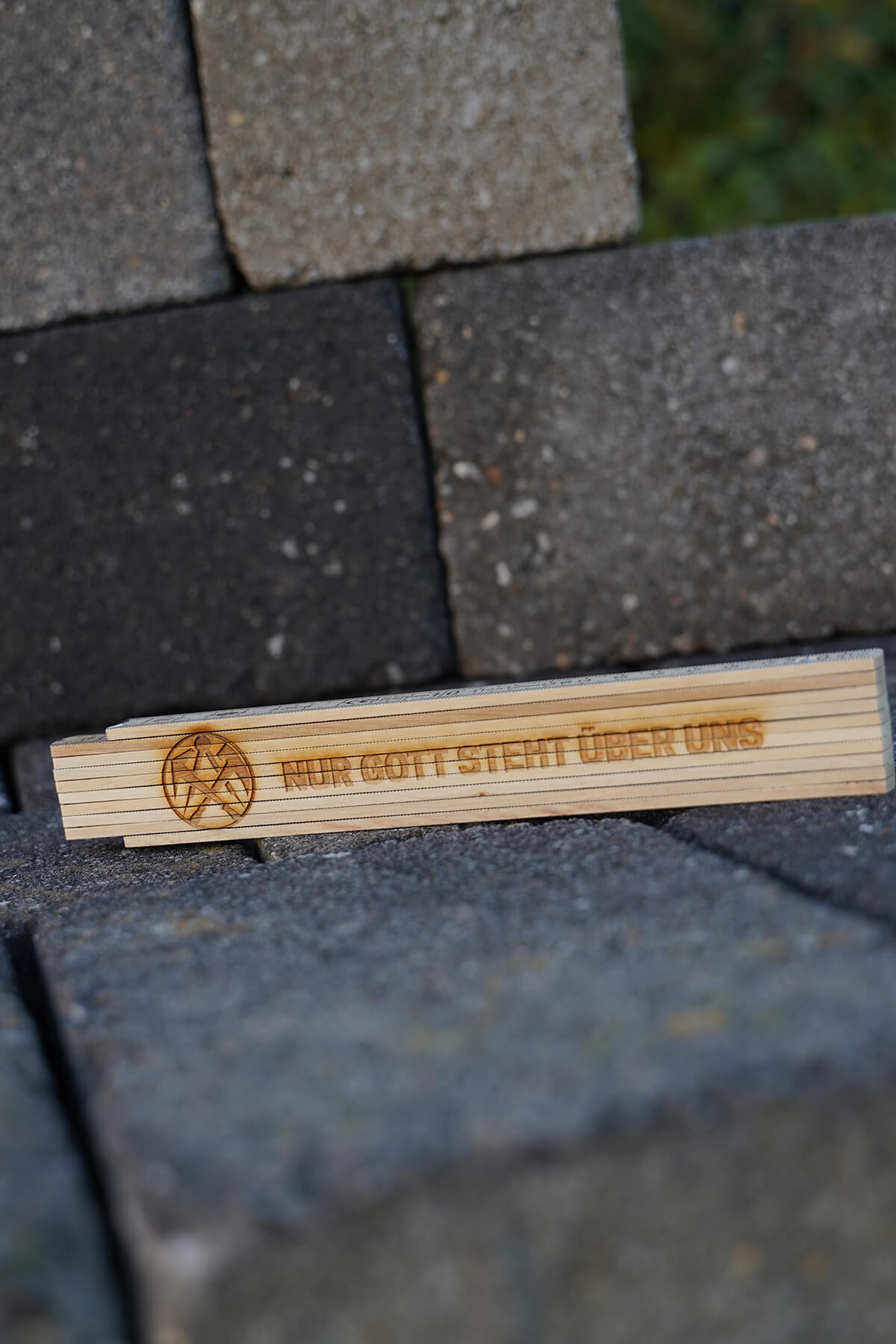 Zollstock beidseitig gelasert