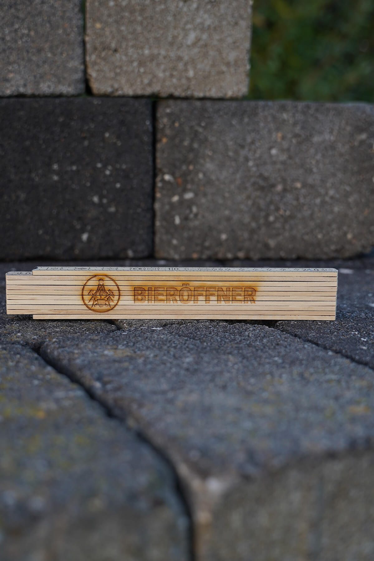 Zollstock beidseitig gelasert